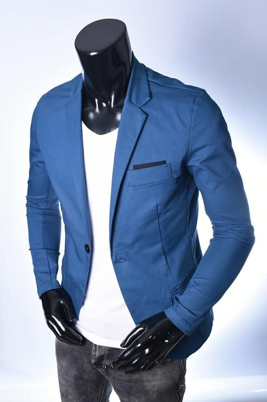 Blazer ajustado premium para hombre: estilo y elegancia al instante.